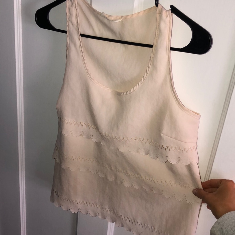 Off white tank top